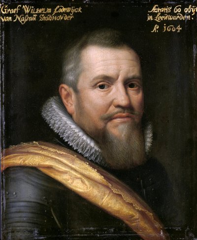 Ritratto di Willem Lodewijk (1560-1620), conte di Nassau da Workshop of Michiel van Mierevelt